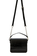 Forever21 -Faux Croc Crossbody Bag-Women-sold bt FIG