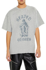 Forever21 -Heaven On Earth Graphic Tee-Men-sold bt FIG