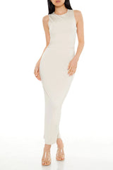 Forever21 -Contour Sculpt Cutout Maxi Dress-Women-sold bt FIG