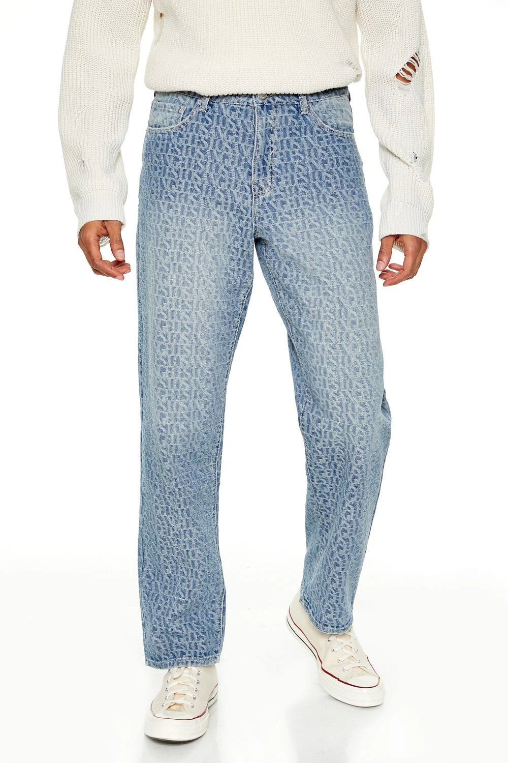 Forever21 -Los Angeles Slim-Fit Mid-Rise Jeans-Men-sold bt FIG