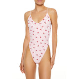 Forever21 - Seamless Cherry Lingerie Bodysuit for women - sold by FIG