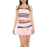 Forever21 - Two-Tone Bow Cropped Cami for women - sold by FIG