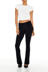 Forever21 -Drawstring Flare Leggings-Women-sold bt FIG