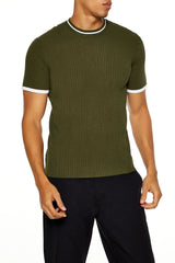 Forever21 -Sweater-Knit Ringer Tee-Men-sold bt FIG