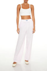 Forever21 -Striped Forever Los Angeles Pants-Women-sold bt FIG