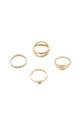 Forever21 -Thin Rhinestone Ring Set-Women-sold bt FIG