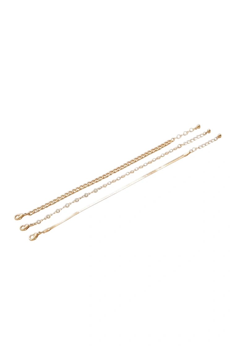 Forever21 -Rhinestone Assorted Bracelet Set-Women-sold bt FIG