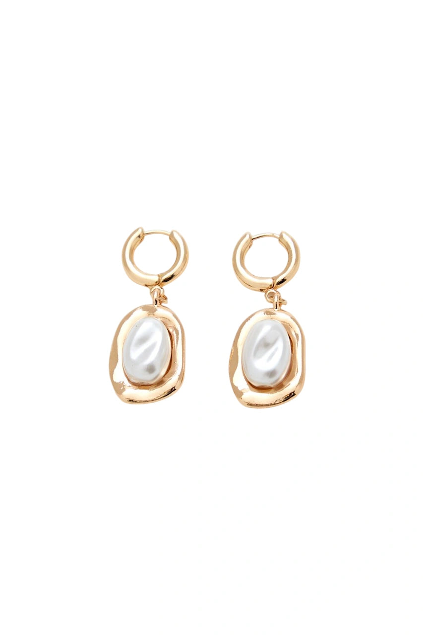 Forever21 -Faux Pearl Drop Earrings-Women-sold bt FIG