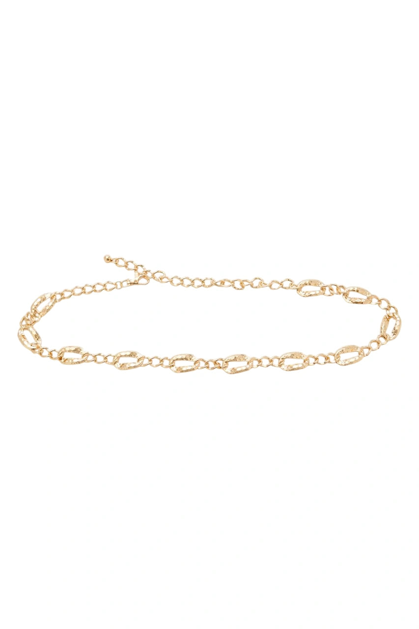 Forever21 -Hammered Chain Belt-Women-sold bt FIG