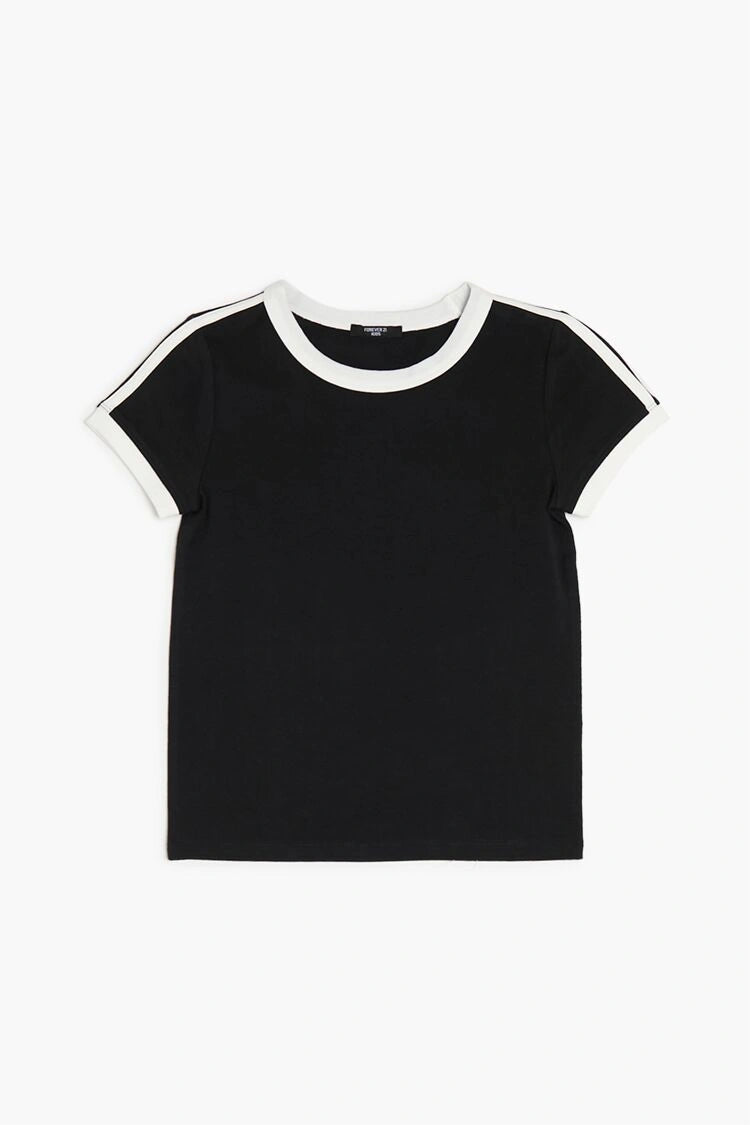 Forever21 -Girls Ringer Tee (Kids)-Kids-sold bt FIG
