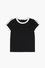 Forever21 -Girls Ringer Tee (Kids)-Kids-sold bt FIG