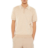 Forever21 - Geometric Sweater-Knit Polo Shirt for men - sold by FIG