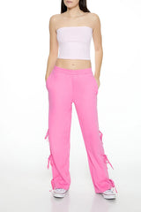 Forever21 -Bow Straight Sweatpants-Women-sold bt FIG