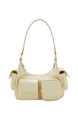 Forever21 -Faux Leather Pocket Shoulder Bag-Women-sold bt FIG