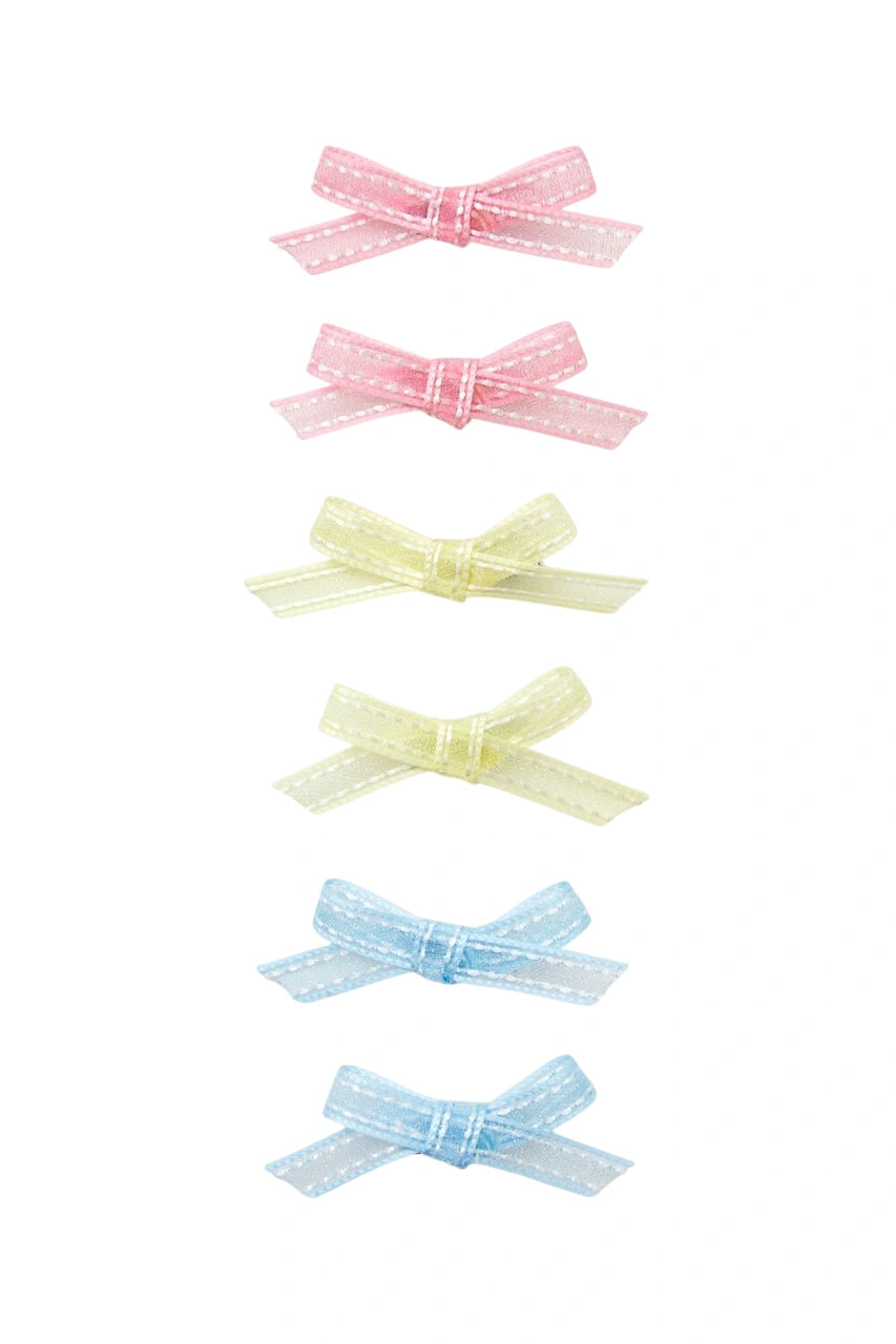 Forever21 -Bow Gator Hair Clip Set-Women-sold bt FIG