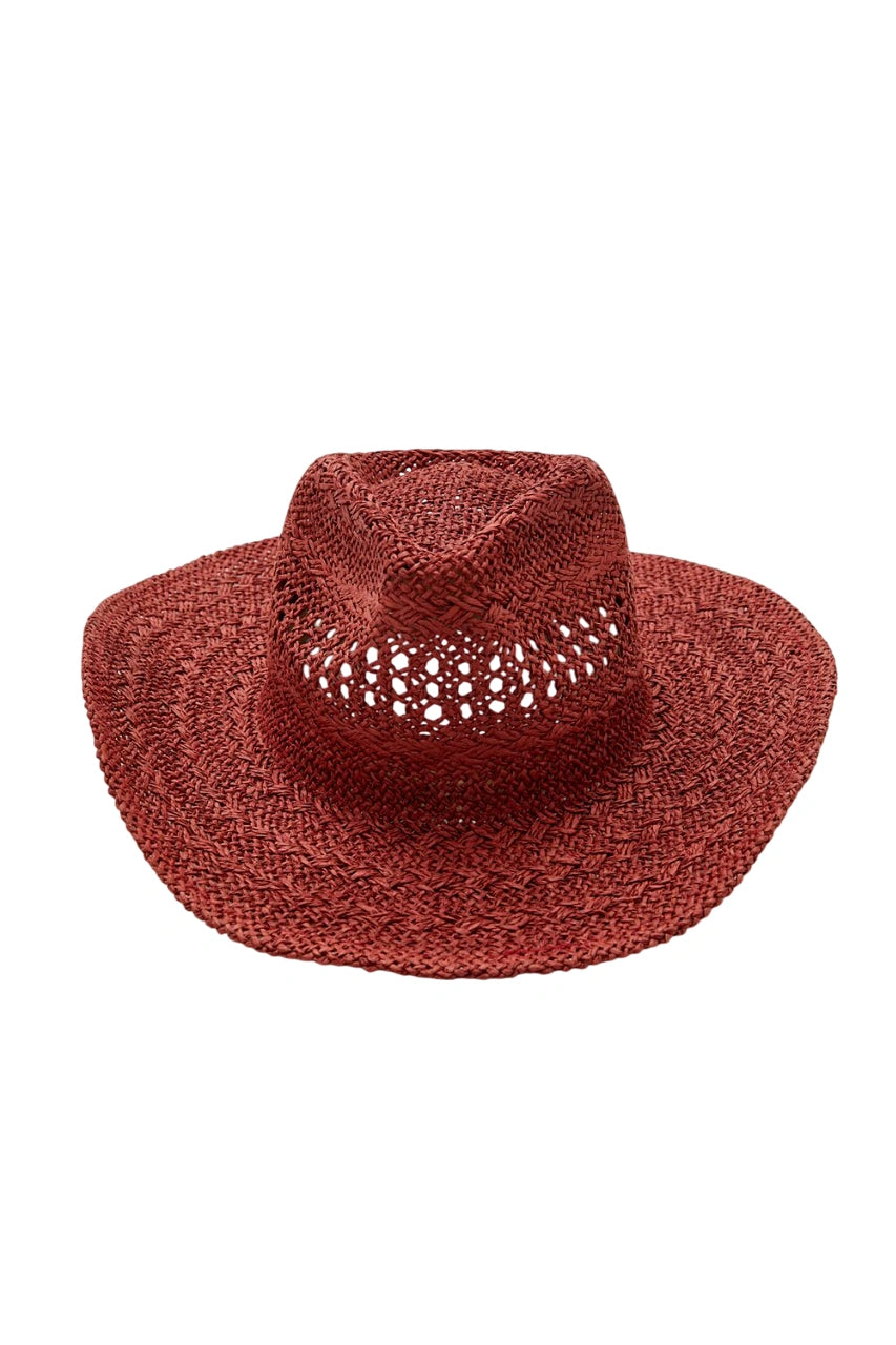 Forever21 -Cutout Straw Cowboy Hat-Women-sold bt FIG