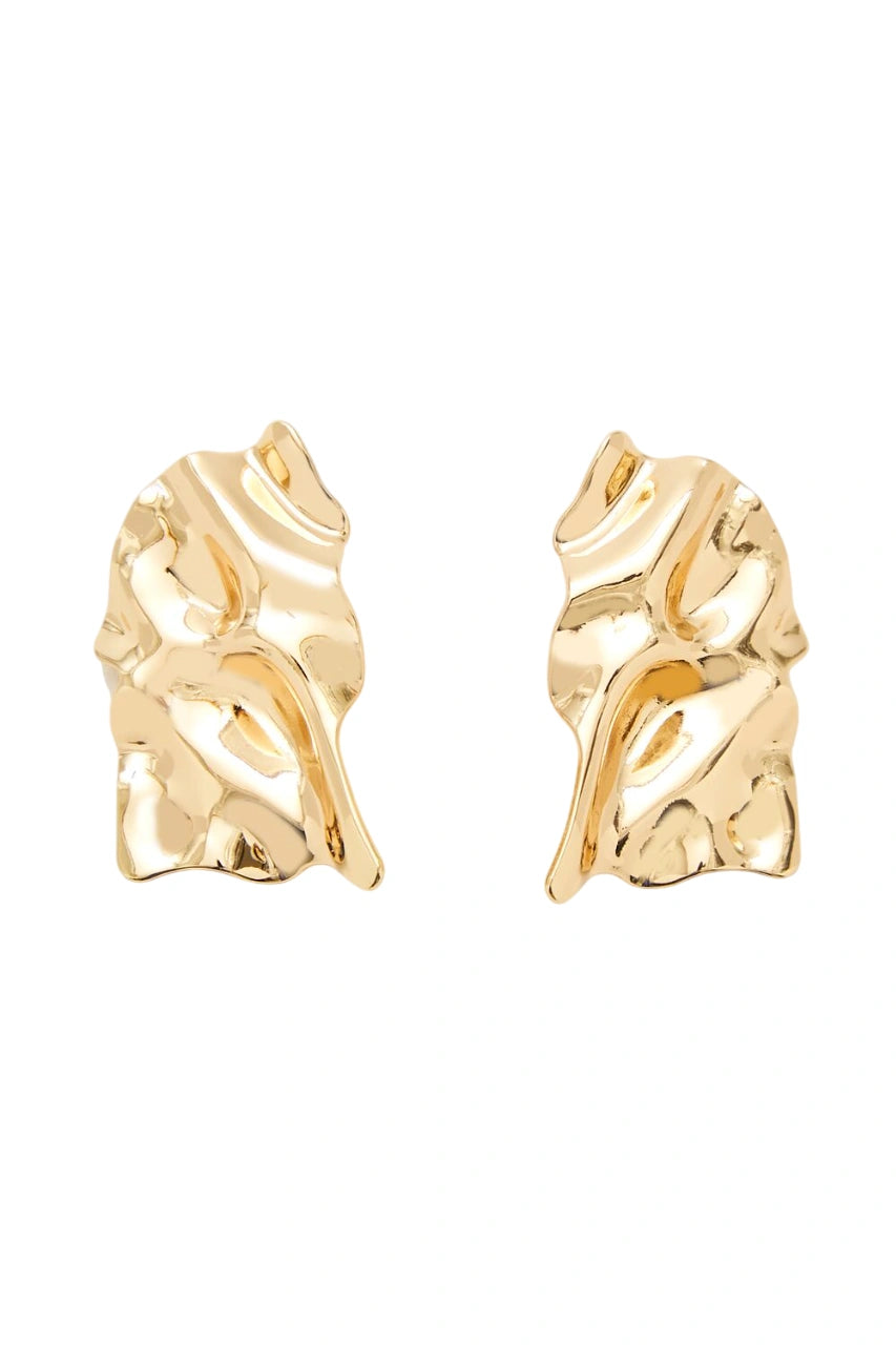 Forever21 -Hammered Abstract Drop Earrings-Women-sold bt FIG