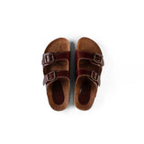 Brio - Buckle  Natural Leather Slippers