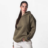 SheChick Oversized Basic Hoodie Army Green