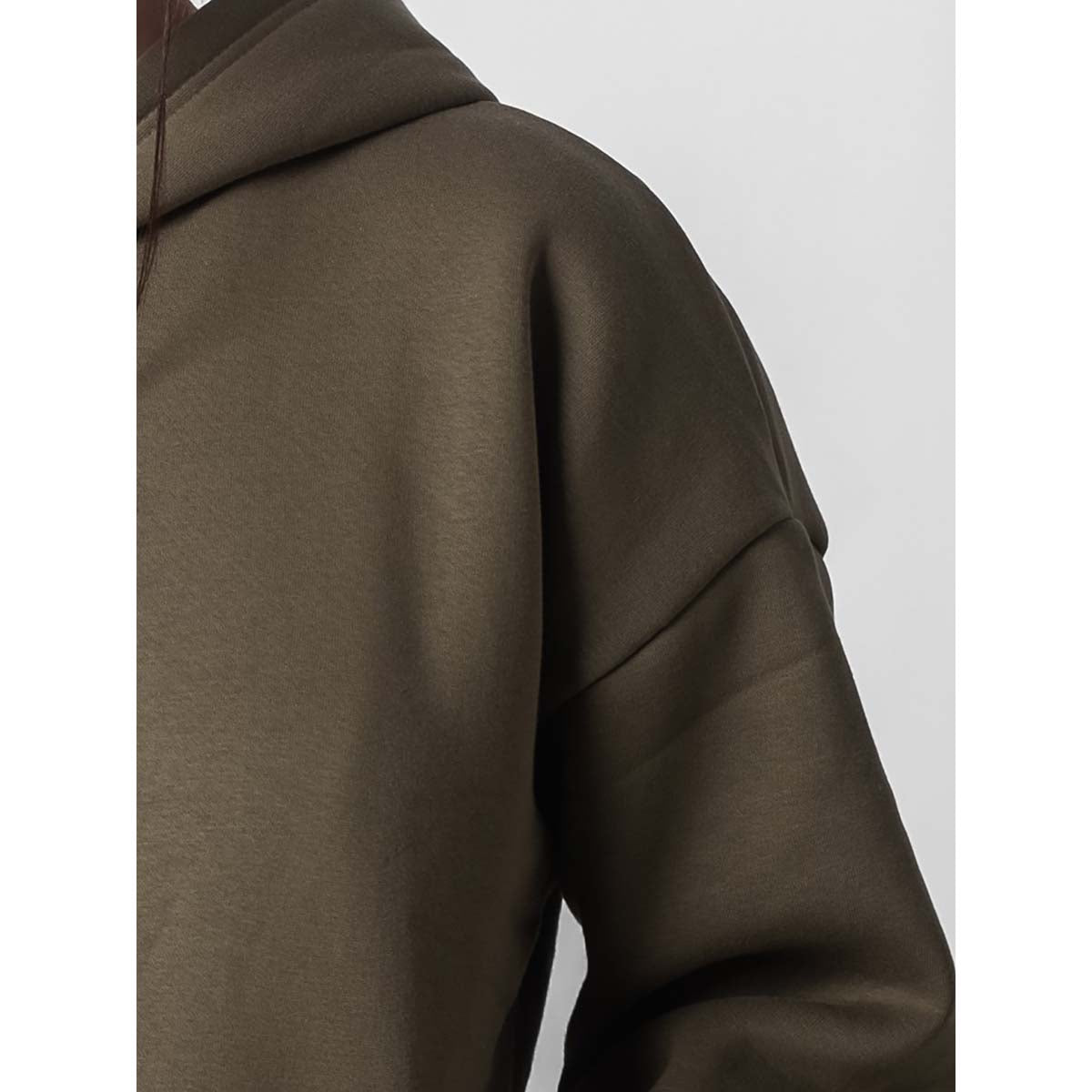 SheChick Oversized Basic Hoodie Army Green