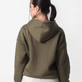 SheChick Oversized Basic Hoodie Army Green