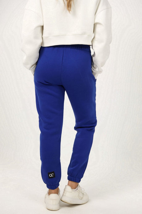 Shechick - Basic Cotton Joggers Sweatpants Royal Blue