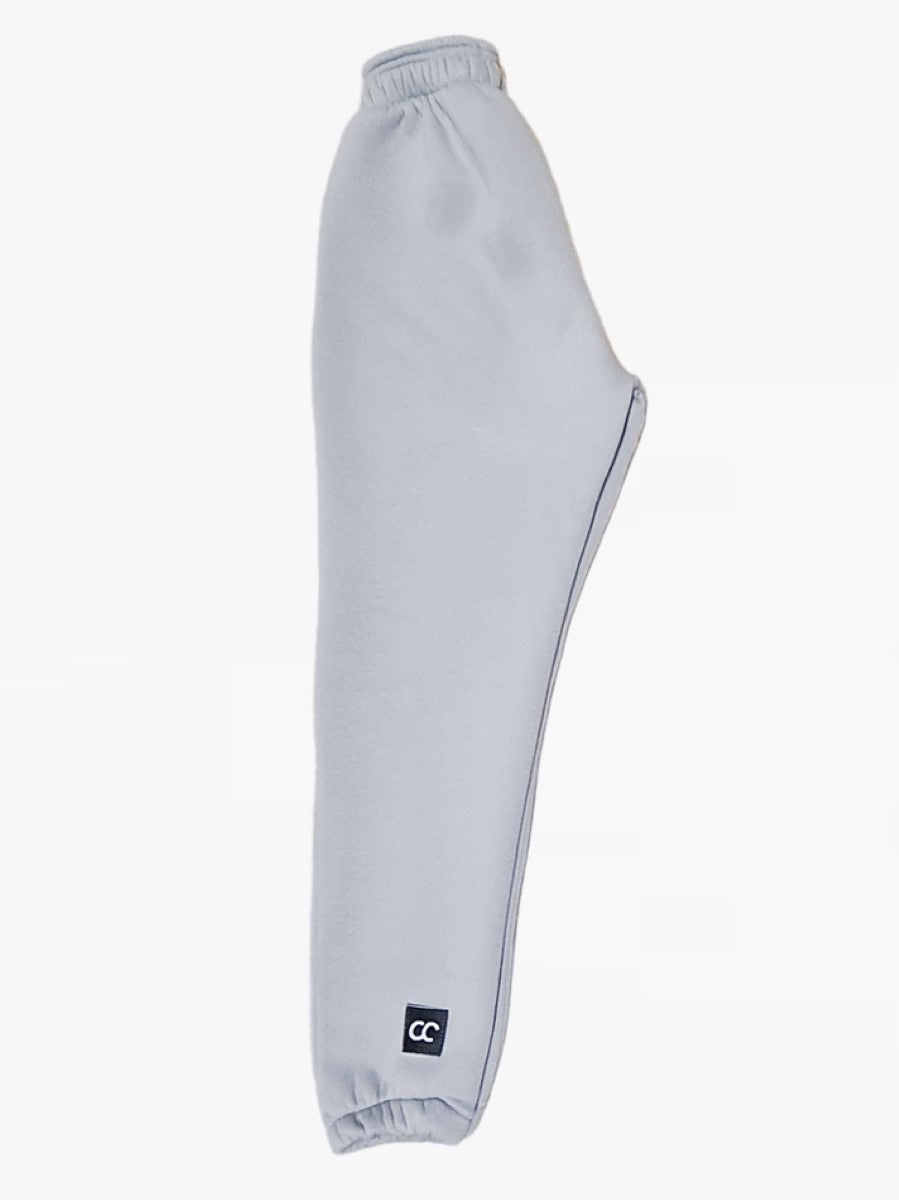 Shechick - Basic Cotton Joggers Sweatpants Silver Grey