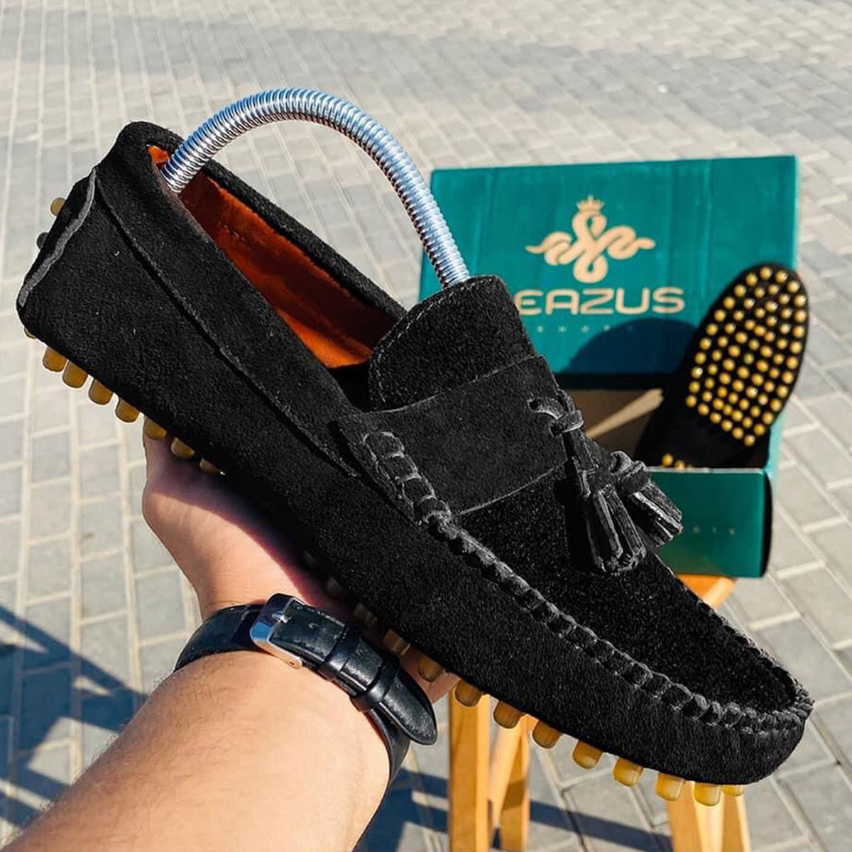 Leazus - loafer shoes- casual shoes