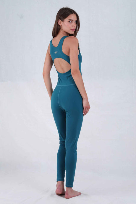 Motion Wave  Jumpsuit - Deep Lagoon