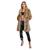 Forever 21 - Faux Fur Longline Coat - Sold by FIG