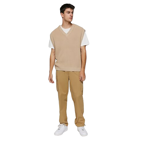 Forever 21 - Contrast-Hem Sweater Vest - Sold by FIG