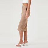 Forever 21 - Asymmetrical Split-Hem Midi Skirt - Sold by FIG