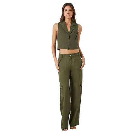 Forever 21 - Sleeveless Poplin Top - Sold by FIG
