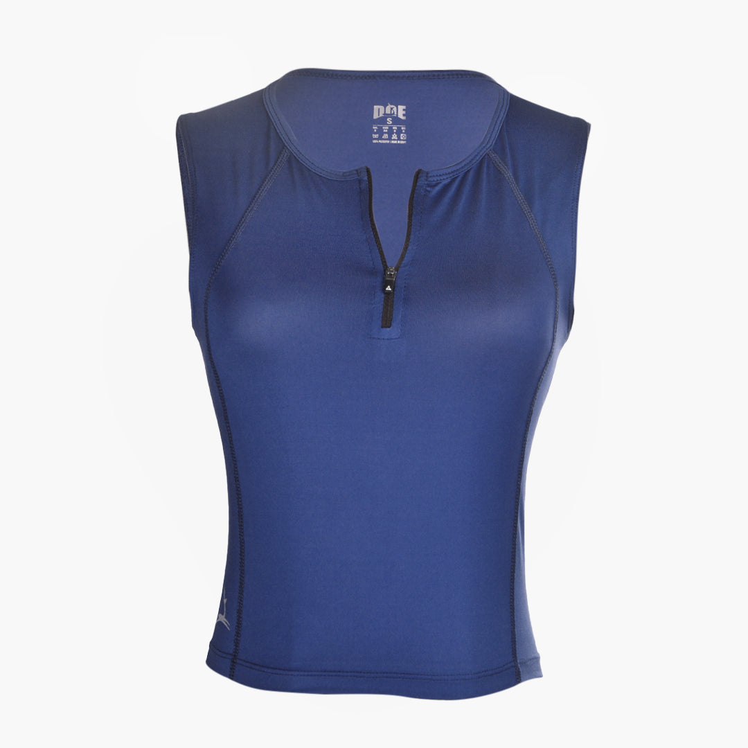 champs land - Doe quarter zipped tank top