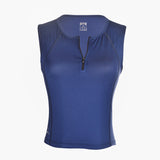 champs land - Doe quarter zipped tank top