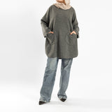 Emalina - Oversized Pocketed Sweater