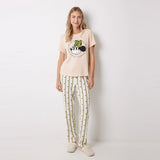 Women Secret	- Minnie Long Pajamas With Short Sleeves for women - sold by FIG