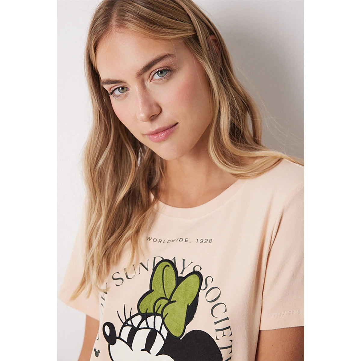 Women Secret	- Minnie Long Pajamas With Short Sleeves for women - sold by FIG