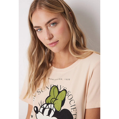 Women Secret	- Minnie Long Pajamas With Short Sleeves for women - sold by FIG