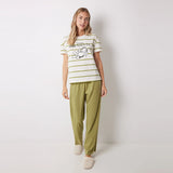 Women Secret	- Garfield Short Sleeve Cotton Long Pajamas for women - sold by FIG
