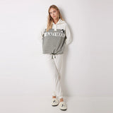 Women Secret	- Mickey Mouse Long Pajamas, Fleece Pajamas for women - sold by FIG