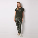 Women Secret	- Mickey & Minnie Short Sleeve Long Pajamas for women - sold by FIG