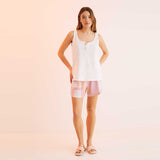Women Secret - Short pajamas with patchwork straps - Sold by FIG