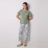 Women Secret	- Cotton Pajamas With Scarf Print for women - sold by FIG