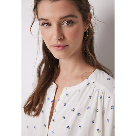 Women Secret	- Long Pajamas Cotton White Flowers for women - sold by FIG