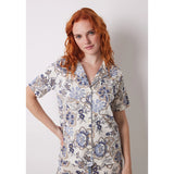 Women Secret	- Capri Classic Pyjamas Cotton Flowers for women - sold by FIG
