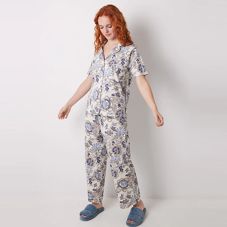 Women Secret	- Capri Classic Pyjamas Cotton Flowers for women - sold by FIG