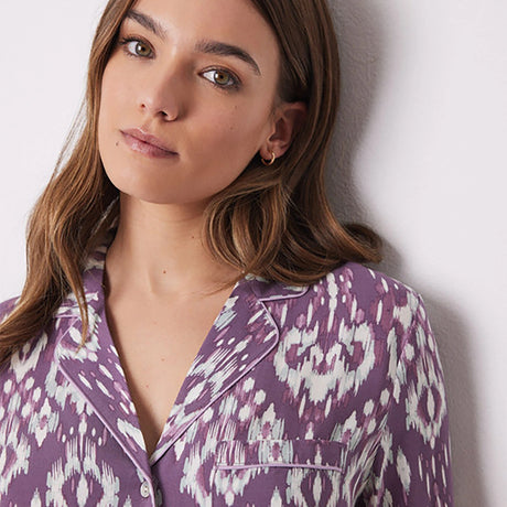 Women Secret	- Ikat Viscose Capri Shirt Pajamas for women - sold by FIG