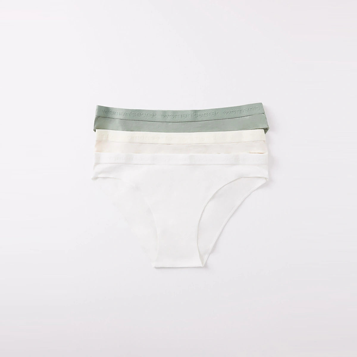 Women Secret	- Pack Of 3 Classic Cotton Panties With Logo for women - sold by FIG