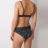 Women Secret	- Wide Panty In Print Cotton And Lace for women - sold by FIG